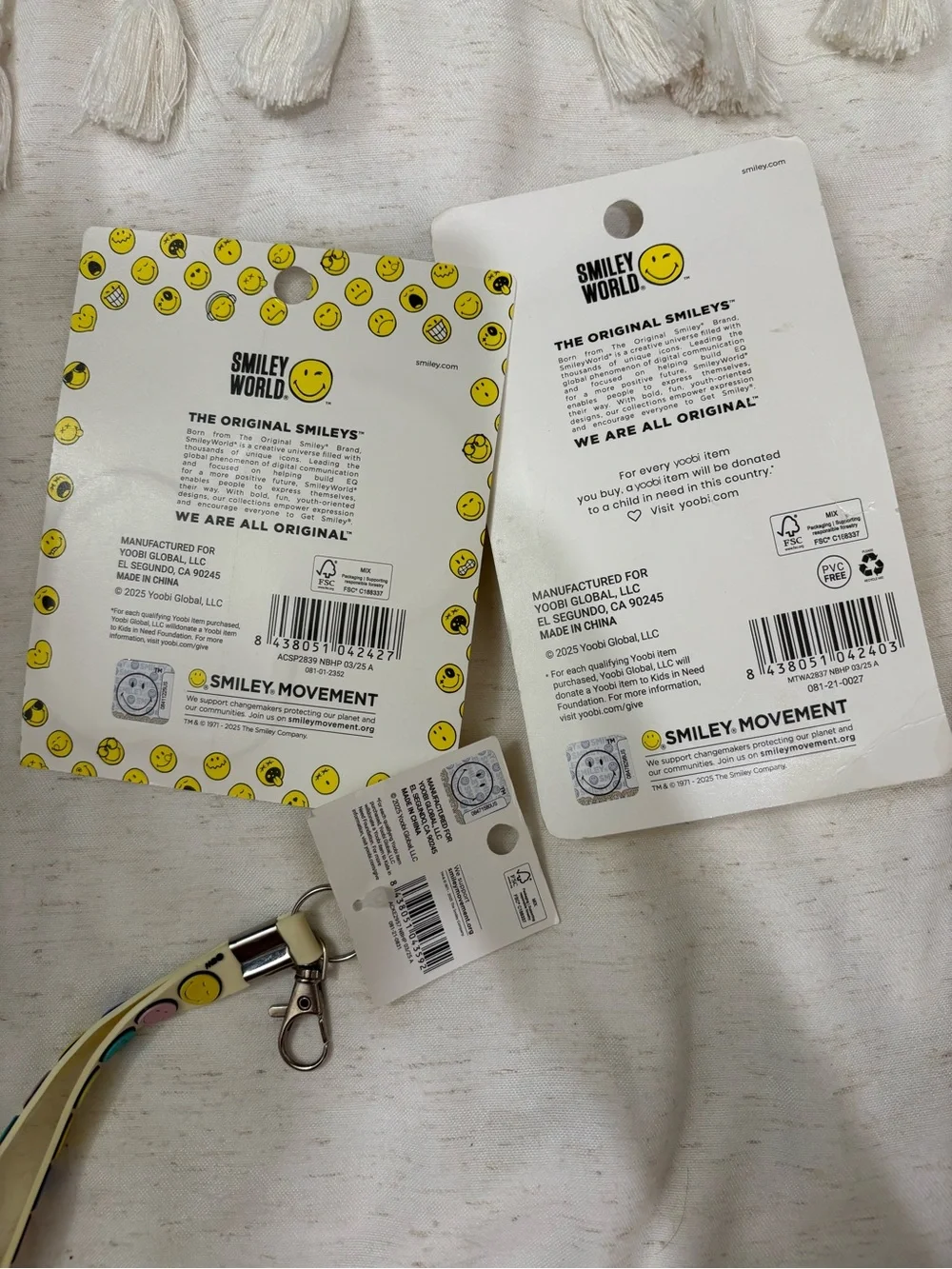 Straw Toppers, Keychain, and Sticker Patches bundle by Yoobi